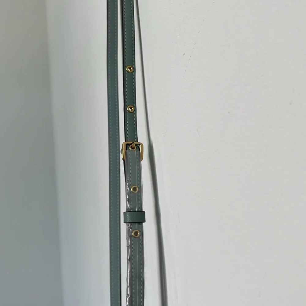 NWT Coach Cashin Mini Tote Top Handle Crossbody in Sage Glovetanned Leather - Picture 10 of 16